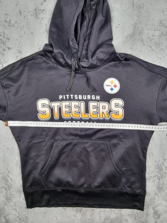 Pull à capuche NFL Pittsburgh Steelers – Taille L Femme (mesures en photos) - photo numéro 8