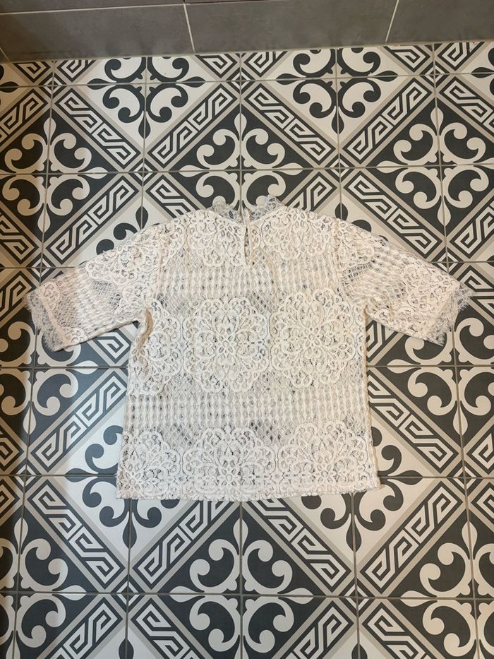 Blouse en dentelle Zara - photo numéro 1