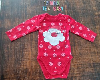 Bodies de Noël 12 mois