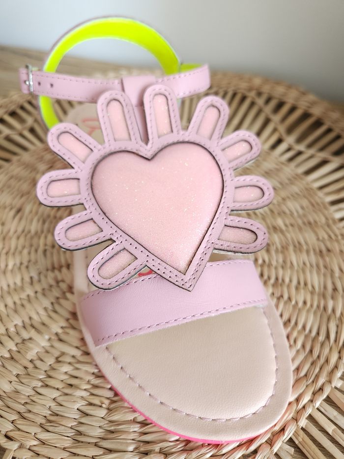 Sandales Cœur à paillettes Rose malabar Billieblush Pointure 35 - photo numéro 7