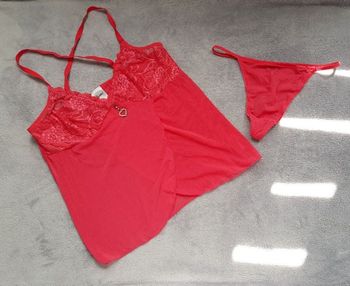 🌺 Ensemble lingerie - Rouge - Queentex - Taille L (40) 🌺