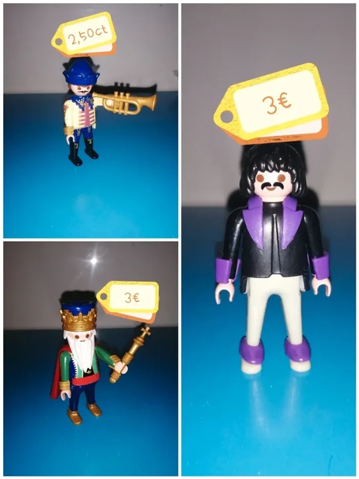 Thème* personnage & accessoires / pianiste - roi - cochet