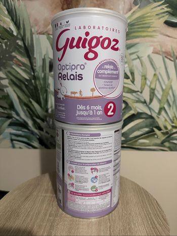 2 boites Guigoz relais