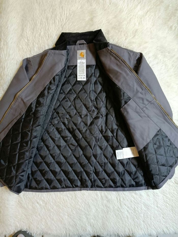 Carhartt détroit jacket gris taille S - photo numéro 2