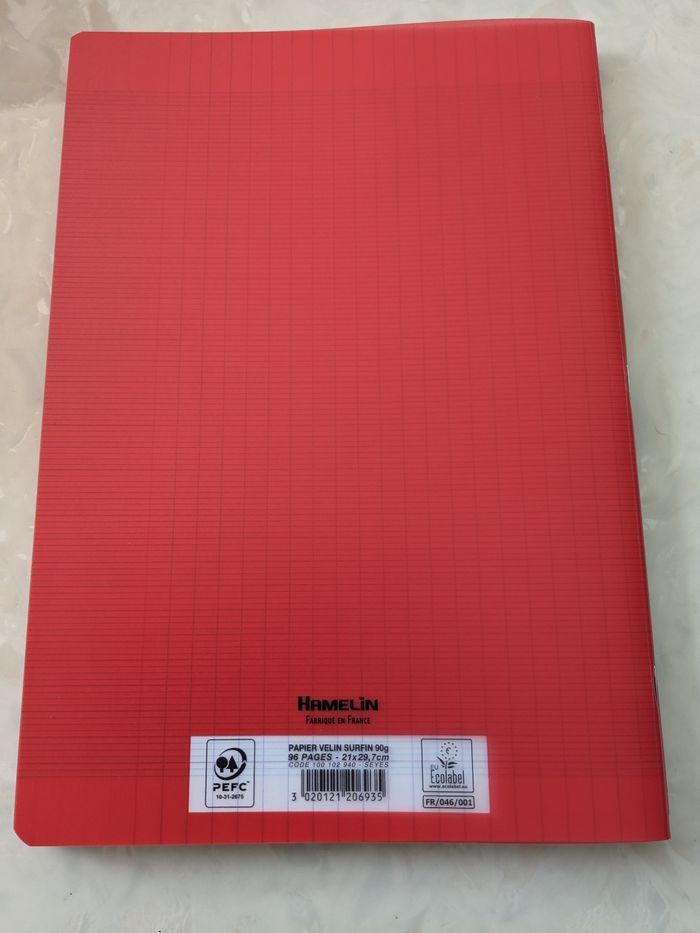 2 Lot de 10 cahiers Conquérant, 96 pages. Taille  21 x 29,7 cm - photo numéro 6
