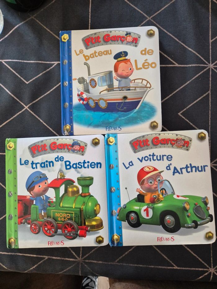 Lot de 3 livres Petit Garçons.