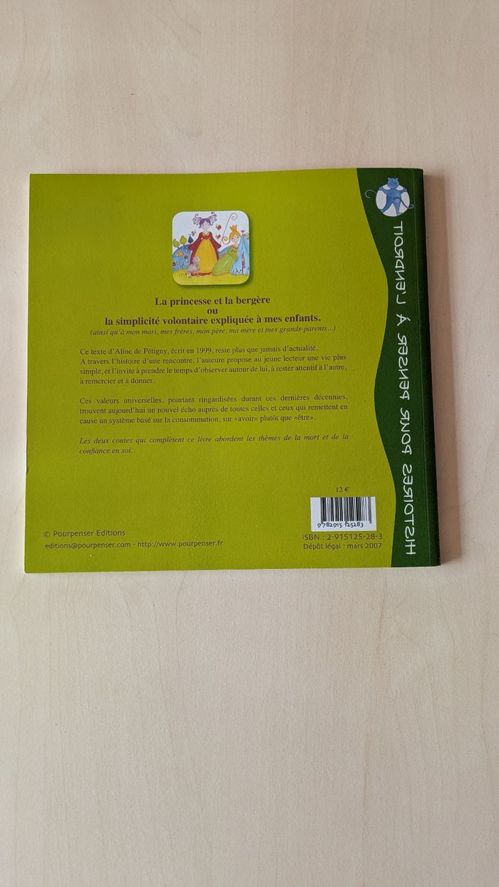Livre la princesse et la bergère. - photo numéro 2