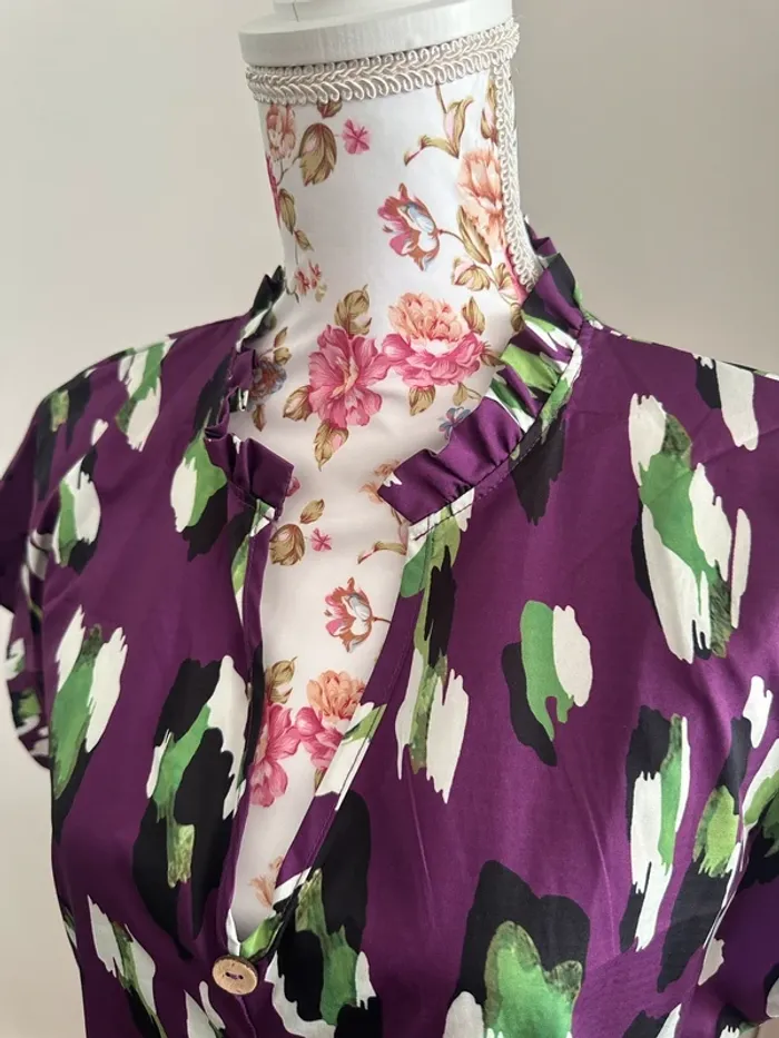 Robe ample satiné été - photo numéro 3