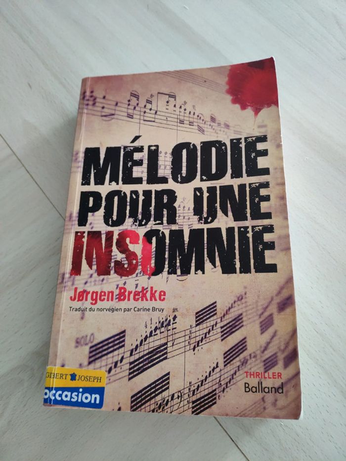 Livre grand format Mélodie pour une insomnie Brekke