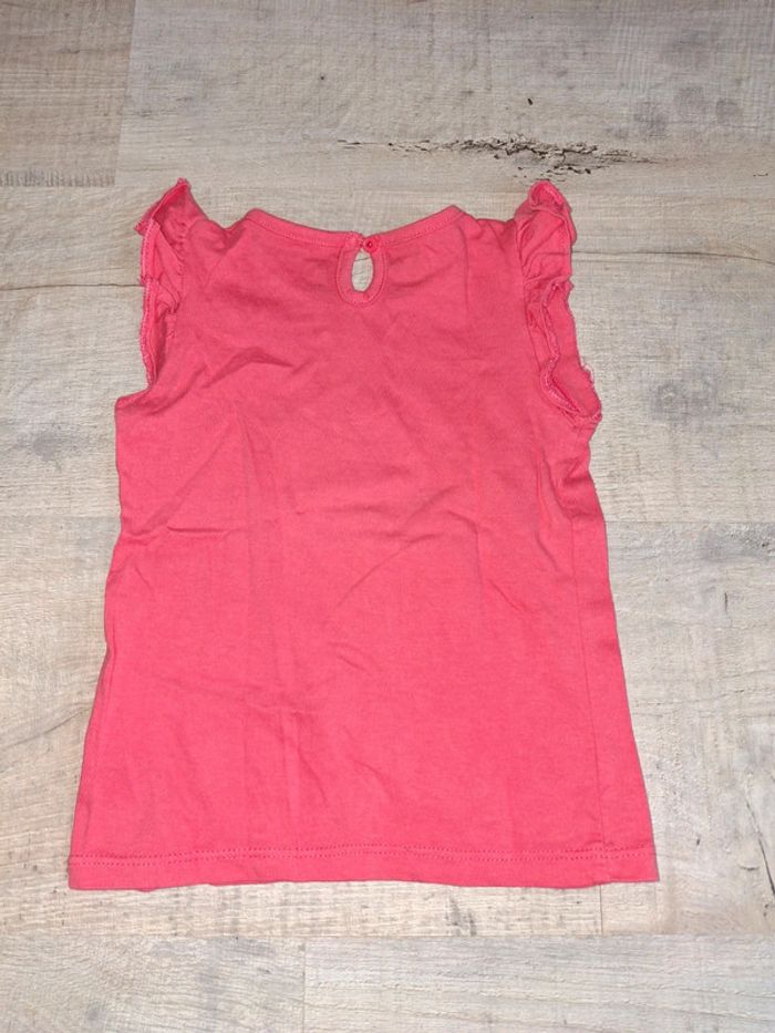 Tee shirt manche courte fille 18 mois - photo numéro 3
