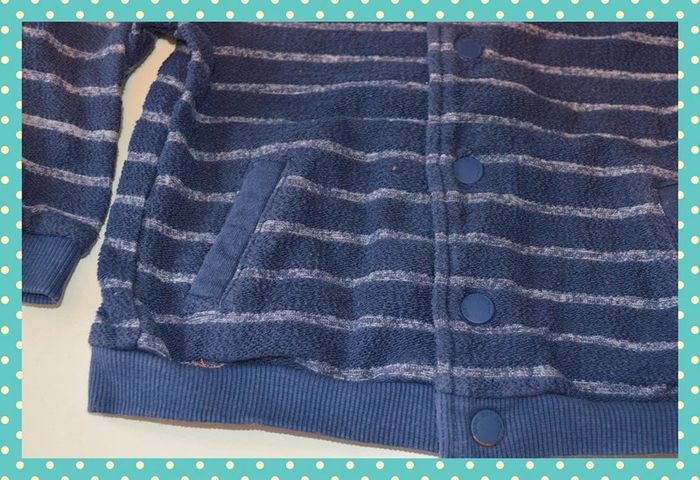 Gilets zippe Tape à l'œil marine taille 18-24 mois / 86 cm - photo numéro 2
