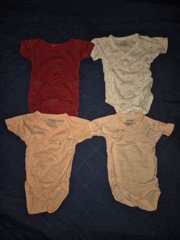 Lot de bodies manches courtes bébé fille