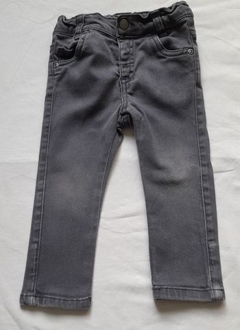 Style Jeans gris élastique