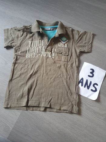 Maillot t-shirt polo 3ans garçon