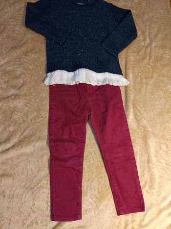 Pull et jean 3 ans