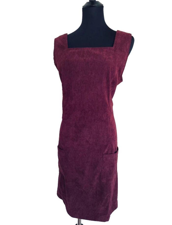 👍 Robe femme. Velours bordeaux. Neuve. Taille 42 XL. - photo numéro 12