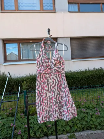 Robe d été dos nu H&M ethnique