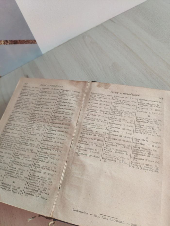 Livre guides bleus Vosges Lorraine Alsace 1922 - photo numéro 15