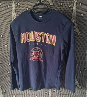 T-shirt avec écriture manches longues xxs (12ans)