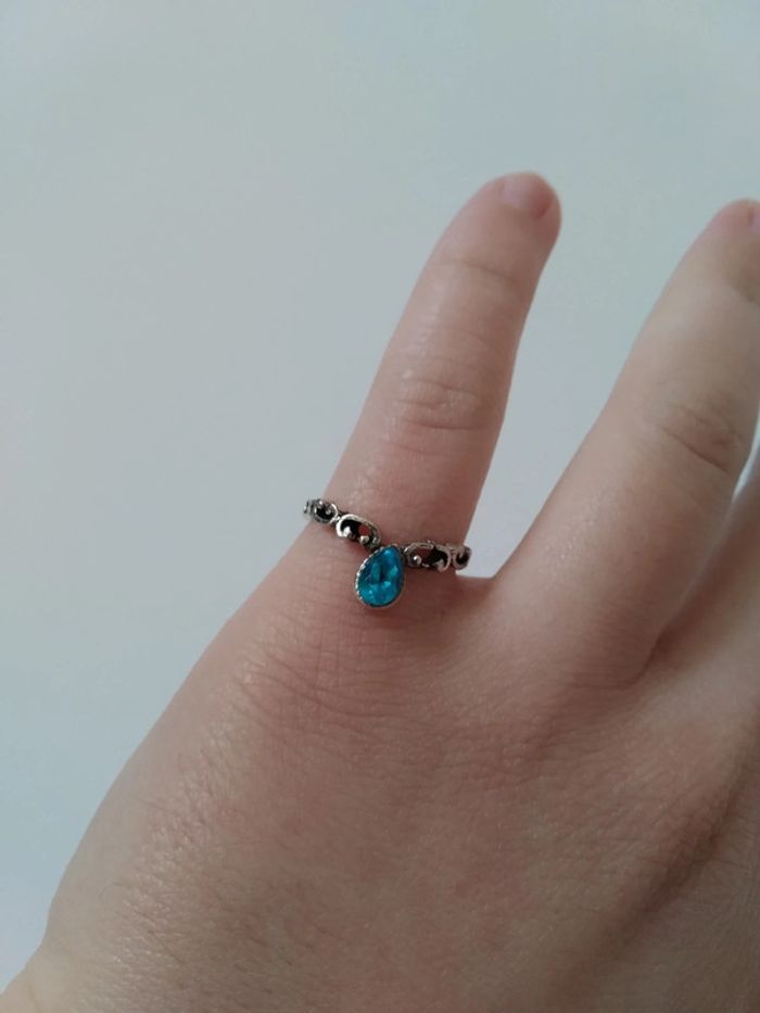 Bague Pierre bleue 🖤