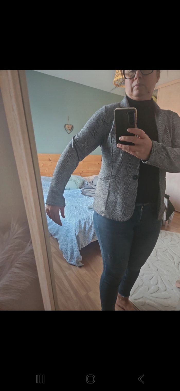Veste blazer elasthane - photo numéro 5