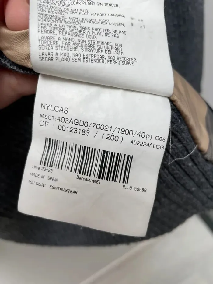 Burberry Jacket Grey - Womens Size 40 / M - Made in Spain 🇪🇸 - photo numéro 10