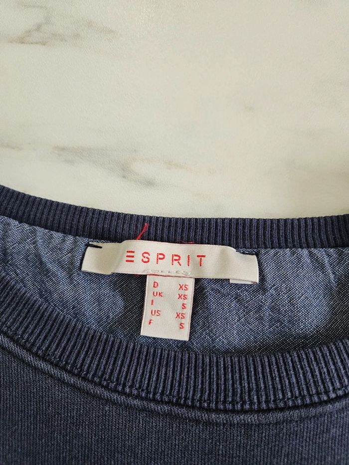 Esprit pull bleu Collège taille Xs - photo numéro 2