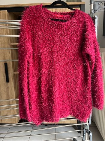 Pull d’hiver bordeau T 48