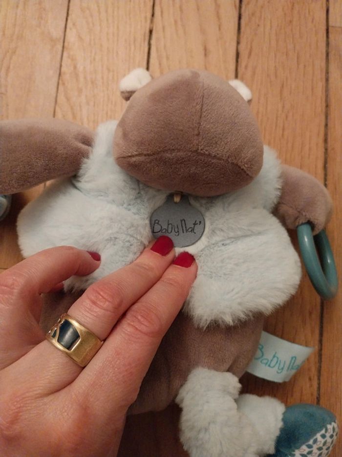 Pantin d'activité Bazile bleu Baby Nat - photo numéro 3