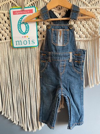 Salopette en jean t.6m