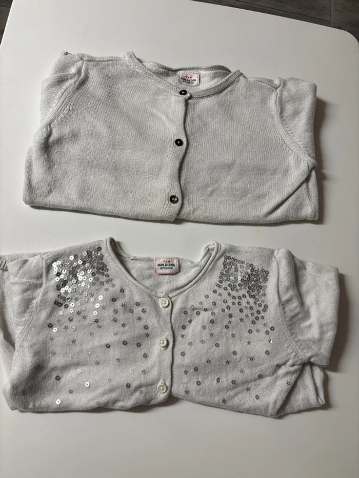 Lot de 2 gilets blancs