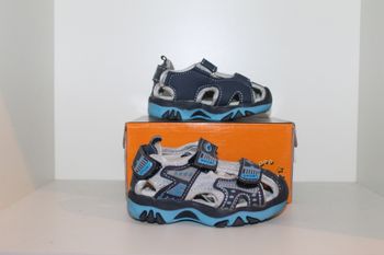 belle sandales bleue et noire 19