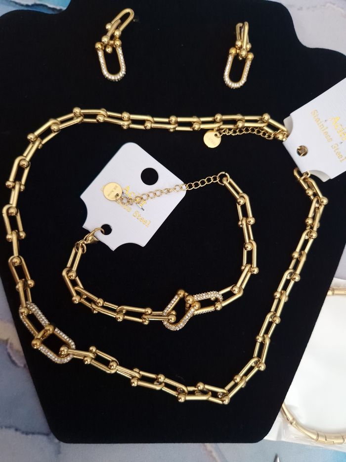 Ensemble de bijoux acier inoxydable