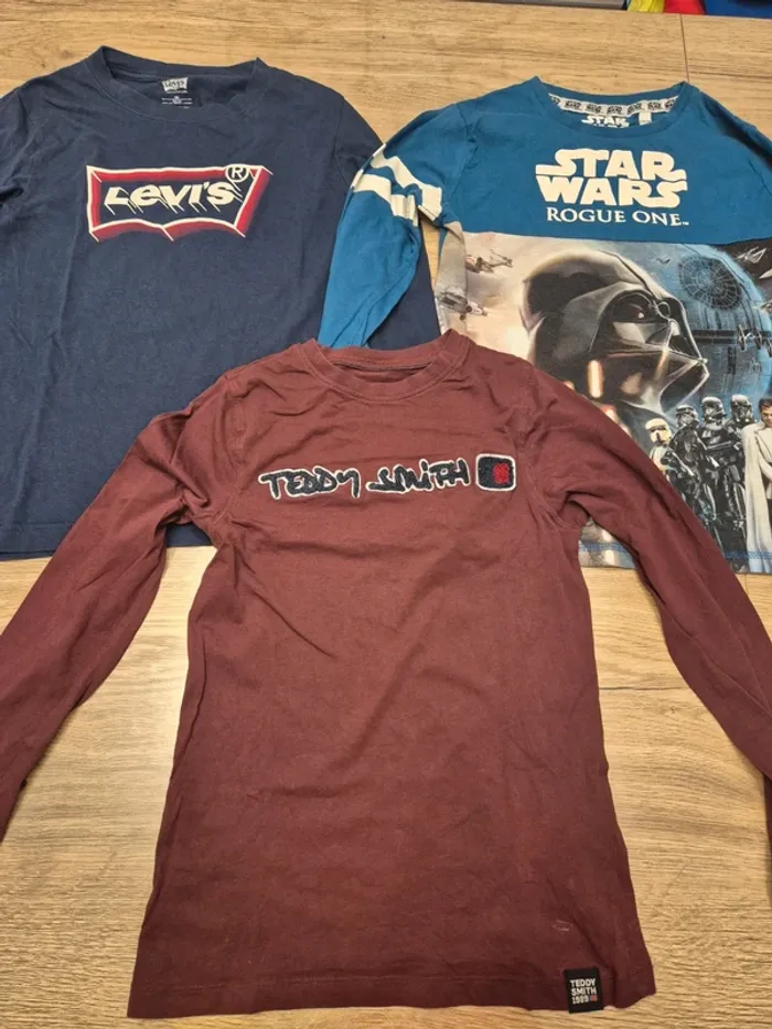 Lot de 3 Tee-shirt Manches Longues - 10 ans
