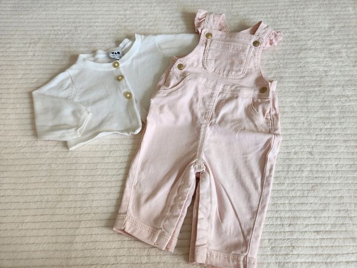 Salopette et gilet