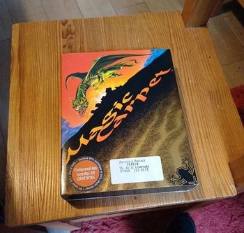 Jeu PC boîte en carton Magic Carpet