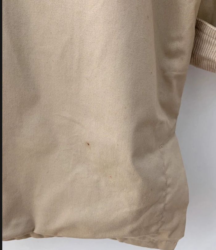 Ancien trench trench-coat Lafayette collection - beige velours sur les manches - photo numéro 11