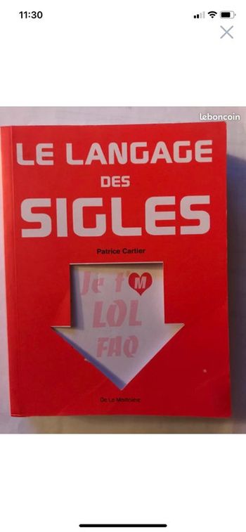La langue des sigles