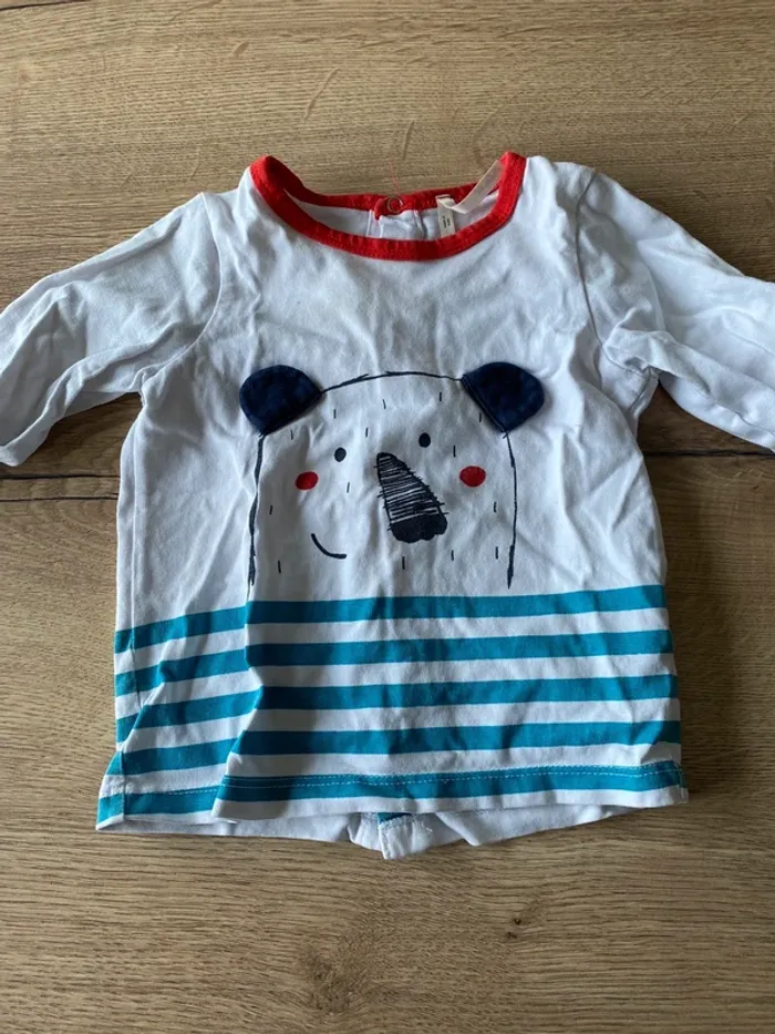 T-shirt manches longues - 12 mois