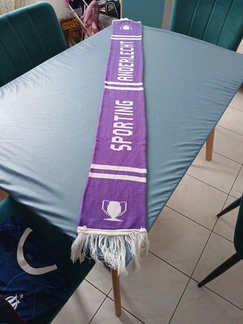 Écharpe foot sporting Anderlecht Belgique belgium