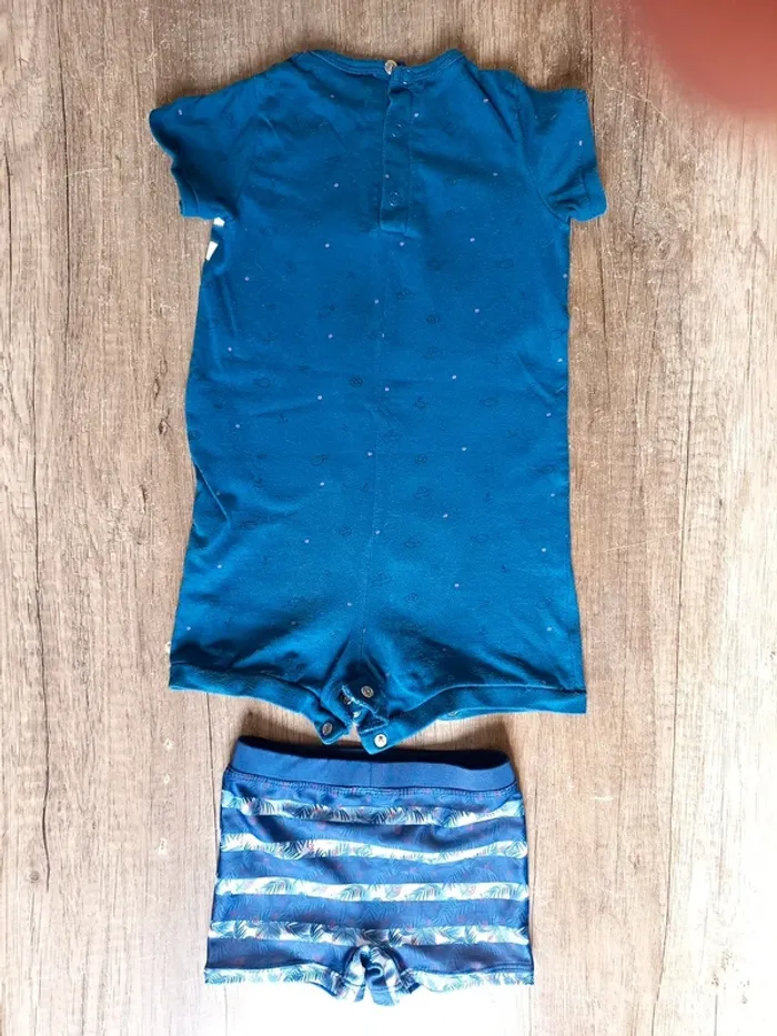 Combi et short de bain bébé garçon - photo numéro 3