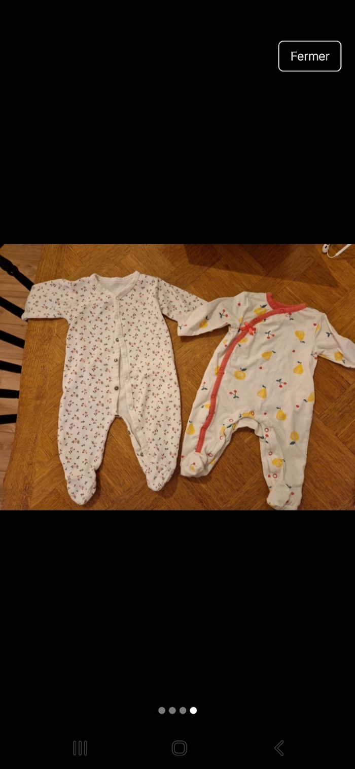 Lot de 11 pyjamas 1 mois - photo numéro 4