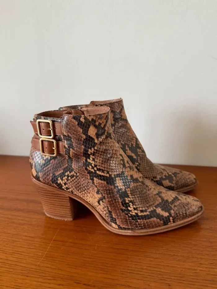 Bottines python Mellow Yellow