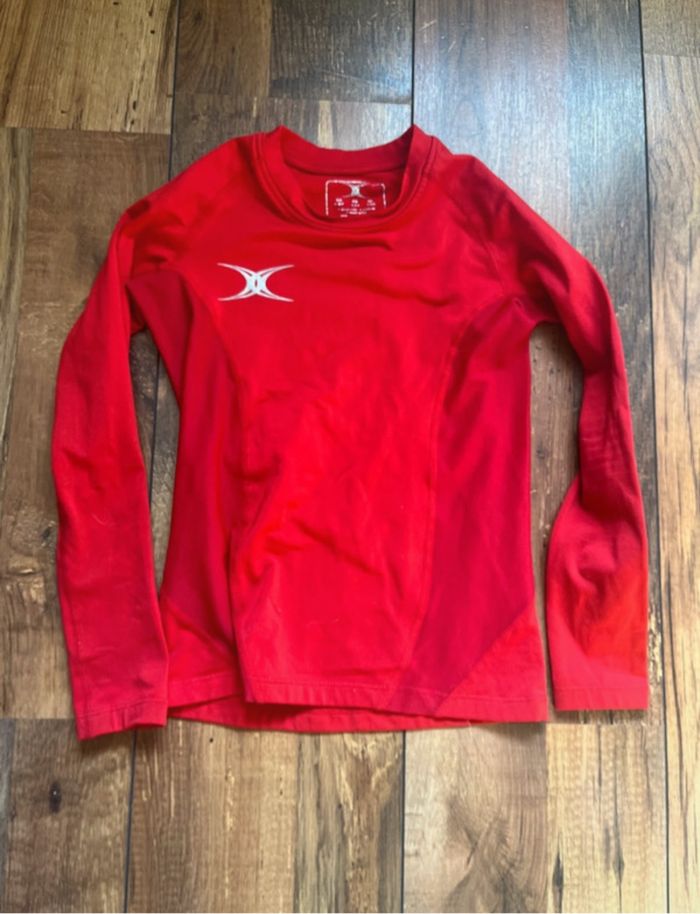 T-shirt manches longues taille 7-8 ans Gilbert rugby