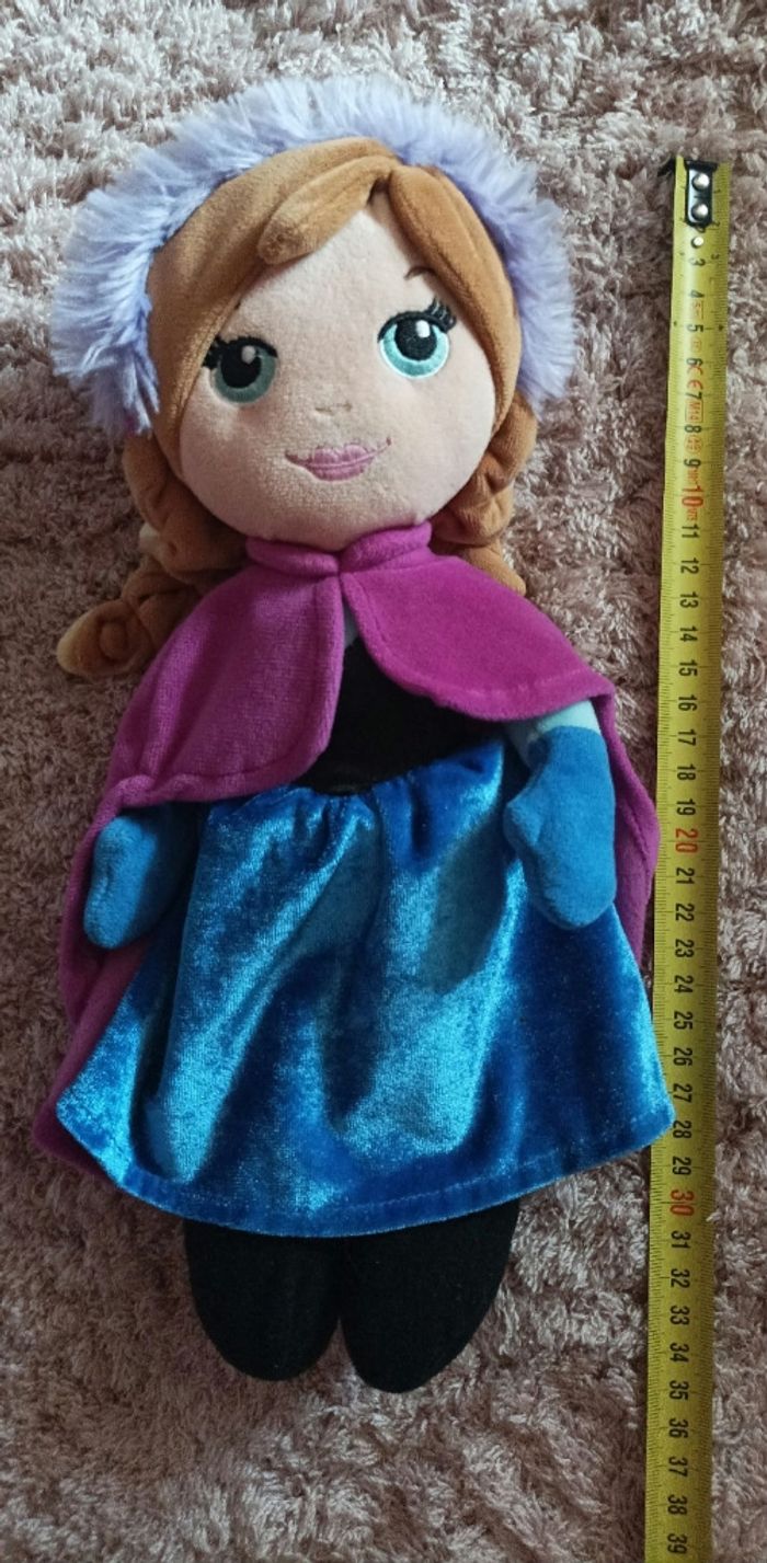 Poupée Peluche Anna - Reine des Neiges - Disney - Nicotoy - photo numéro 3