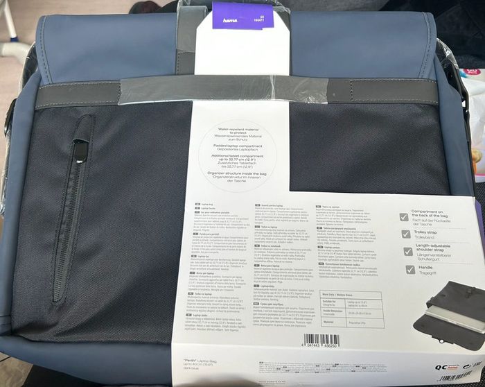 Sacoche pour ordinateur et porte document portable Hama 15,6" - photo numéro 2