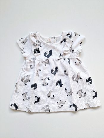 Zara - Robe courte à manches courtes (6 mois)