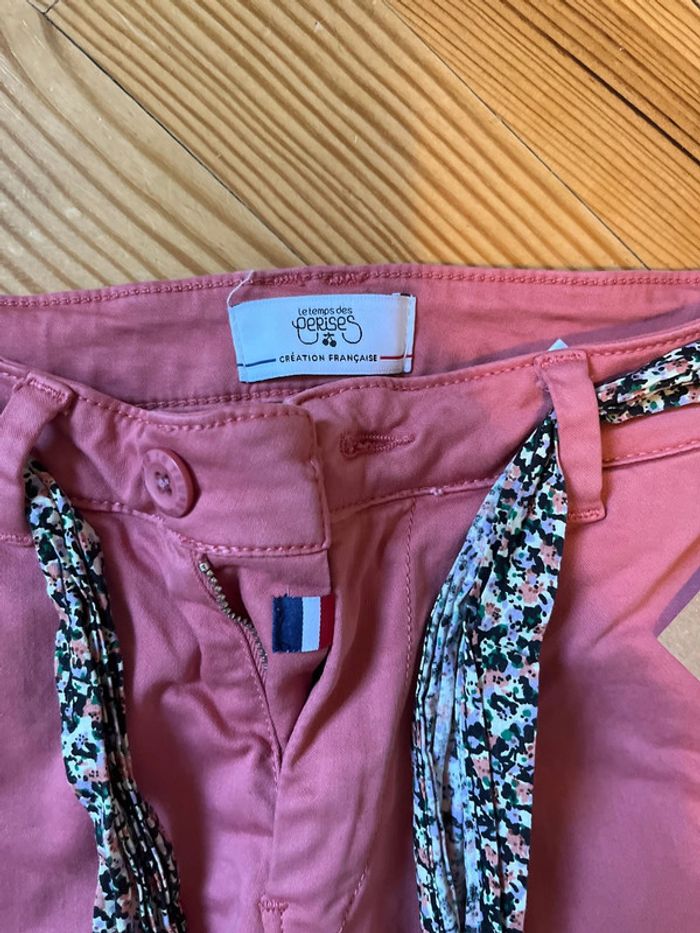 Pantalon chino Dyli rose Le temps des Cerises taille 24 - photo numéro 3
