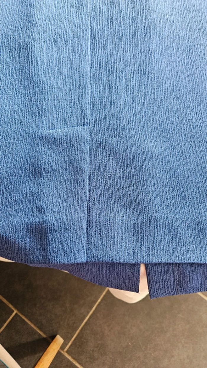 Robe vintage bleu roi Lautrec T50- Made in France - photo numéro 5