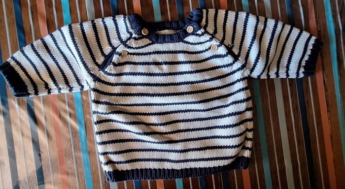 Pull marin - 3 mois